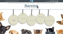 Desktop Screenshot of norwinpethospital.com